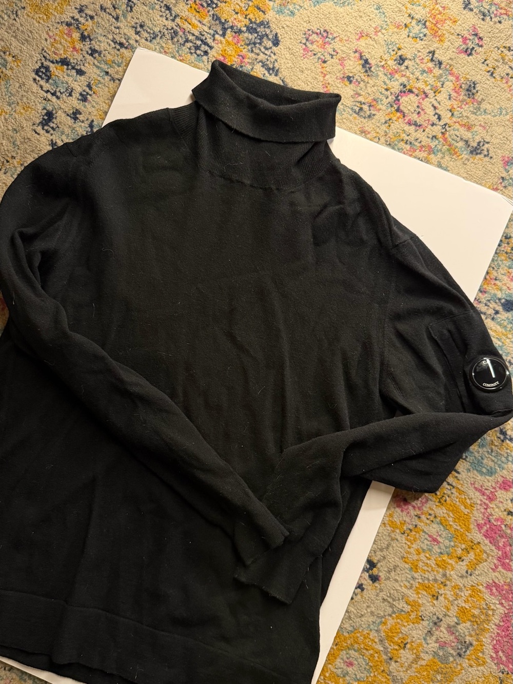 C.P. Company Black Men's Turtleneck Sweater